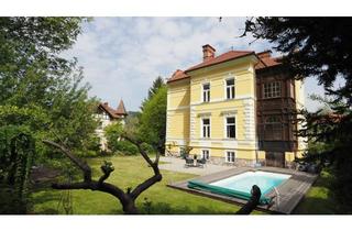 Villen zu kaufen in Carl-Morre-Gasse, 8600 Bruck an der Mur, 8600 Bruck an der Mur: Traumhafte Gründerzeit-Villa mit schönem Garten und beheizbaren Pool
