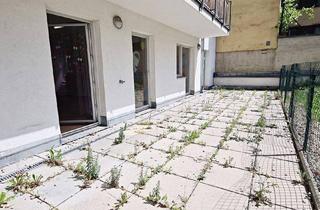Büro zu mieten in Hardtmuthgasse, 1100 Wien, UNBEFRISTET, HOFRUHELAGE, 106 m2 Gewerbefläche mit 41 m2 Terrasse, 4 Zimmer, Küche, Sanitäranlagen, Parketten