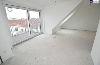 Wohnung kaufen in Erlachgasse, 1100 Wien, Stadtleben mit Weitblick – Helle Dachgeschosswohnung mit Sonnenbalkon - Nahe Hauptbahnhof - Überzeugen Sie sich selbst von dieser Immobilie!