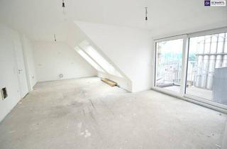 Wohnung kaufen in Erlachgasse, 1100 Wien, Genießen Sie den Weitblick über die Dächer Wiens – 3-Zimmer-Dachgeschosswohnung mit sonnigem Balkon - nahe Hauptbahnhof