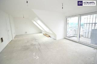 Wohnung kaufen in Erlachgasse, 1100 Wien, Genießen Sie den Weitblick über die Dächer Wiens – 3-Zimmer-Dachgeschosswohnung mit sonnigem Balkon - nahe Hauptbahnhof