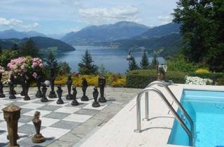 Villen zu kaufen in 9702 Ferndorf, Exklusive Liegenschaft am Millstätter See, Bärental! Herrschaftliches Berghaus am Millstätter See! Villa im Alpenstil.