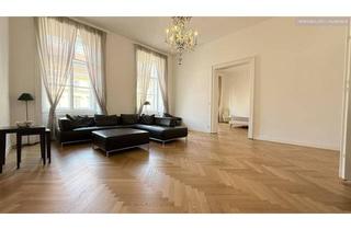Wohnung mieten in Rochusmarkt, 1030 Wien, Prachtvolle Beletage mit Balkon in Bestlage am Rochusmarkt!