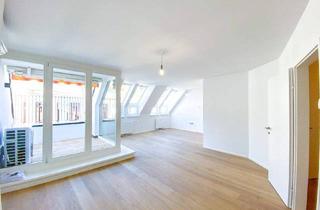 Wohnung kaufen in Aumannplatz, 1180 Wien, Neubau DG-Terrassenwohnung in Ruhelage | PKW-Stellplatz | 3 Min. zum Kutschkermarkt und zur U6 | 2 Min. zum Aumannplatz