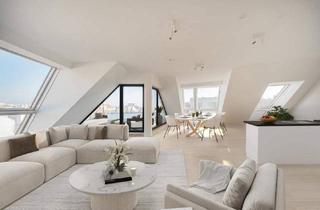 Maisonette kaufen in 1050 Wien, Luxuriöse, lichtdurchflutete Dachgeschoß-Maisonette mit 2 großzügigen Terrassen