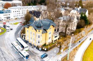 Villen zu kaufen in Giselakai, 5020 Salzburg, HISTORISCHES ANWESEN DIREKT AM GISELAKAI – CECONI VILLA MIT FESTUNGSBLICK