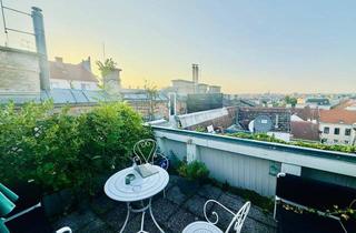 Wohnung mieten in Gatterholzgasse, 1120 Wien, Sonnige Dachterrassenwohnung, Lang-/Kurzzeitmiete, 1,5 Zimmer neben Schönbrunn, U4/U6, komplett ausgestattet u möbliert