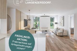Wohnung kaufen in Wiener Straße, 2103 Langenzersdorf, LAVITA Frühlingsaktion - Ideale Neubauwohnung als Vorsorgewohnung mit Terrasse und Garten in Südausrichtung