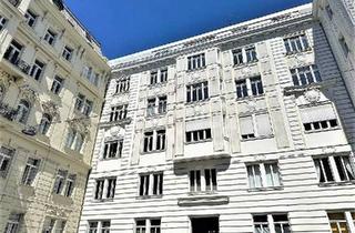 Wohnung mieten in Möllwaldplatz, 1040 Wien, MÖLLWALDPLATZ, U1-Nähe, gepflegte 90 m2 Altbau, 3 Zimmer, Extraküche, 2er-WG-geeignet, Parketten, Flügeltüren