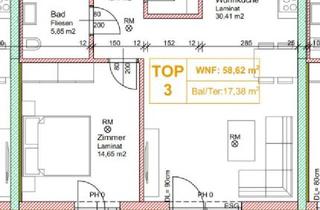 Wohnung mieten in Deutsch-Jahrndorferstraße, 2424 Zurndorf, NEUBAU ERSTBEZUG 58m² Wohnfläche, 2 Zimmer mit Garten in Zurndorf Nähe Neusiedl & Bratislava & Nickelsdorf