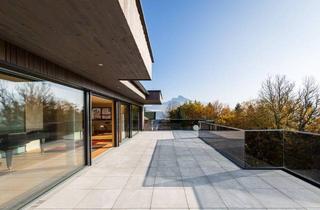 Penthouse kaufen in 5310 Mondsee, Penthouse am Mondsee – Ein Rückzugsort der Extraklasse! Hochwertige Vollholz-Architektur, 4 Terrassen und spektakulärer Panoramablick auf den Mondsee – bezugsfertig und barrierefrei.