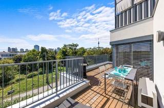 Wohnung kaufen in 1210 Wien, Freizeitparadies Alte Donau - erstklassiges Design, Wohlfühlatmosphäre & Weitblick vereint!