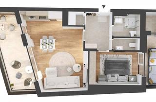 Wohnung kaufen in Linzer Straße 346/26, 1140 Wien, Große 2 Zimmerwohnung mit 2 Terrassen im 14. Bezirk - Top 26