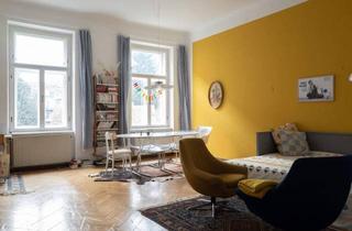 Wohnung mieten in Uhlandgasse, 8010 Graz, **Charmante Altbauwohnung in Graz, St. Leonhard – 109 m², Balkon mit Blick zur Herz-Jesu-Kirche**