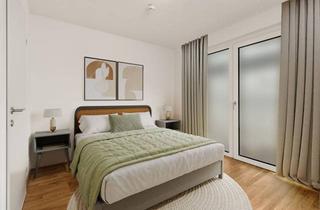 Wohnung mieten in Dresdnerstraße 90, 1200 Wien, Kurzzeitmiete: 3-Zimmer Wohnung Standard (möbliert) mit Zugang zu erstklassigen Gemeinschaftsflächen: Fitness, Co-Working, Dachterrasse, Yoga, Private Dining & Kinoraum