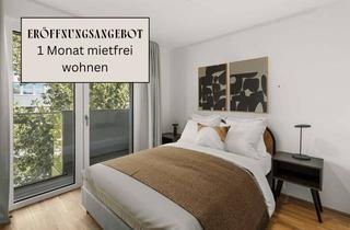 Wohnung mieten in Dresdnerstraße 90, 1200 Wien, ERÖFFNUNGSANGEBOT: 1 Monat mietfrei - Kurzzeitmiete: 3-Zimmer Wohnung Standard (möbliert) mit Zugang zu Fitness, Co-Working, Dachterrasse, Kinoraum