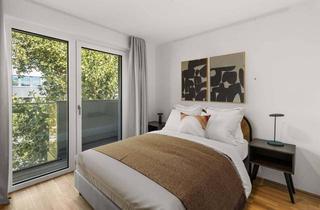 Wohnung mieten in Dresdnerstraße 90, 1200 Wien, Kurzzeitmiete: 3-Zimmer Wohnung Standard (möbliert) mit Zugang zu Fitness, Co-Working, Dachterrasse, Kinoraum