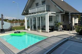 Einfamilienhaus kaufen in 4614 Marchtrenk, Modernes Einfamilienhaus mit Klimaanlage, Specksteinofen, Pool & Top-Lage in Marchtrenk – provisionsfrei & sofort bezugsfrei!