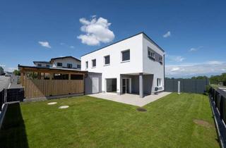 Haus kaufen in 4493 Wolfern, 142 m² WOHNFLÄCHE – NEUWERTIG – SOFORT VERFÜGBAR! Luxuriöses Wohnen über zwei Etagen mit Designerküche, Garten und Carport in grüner Ruhelage!
