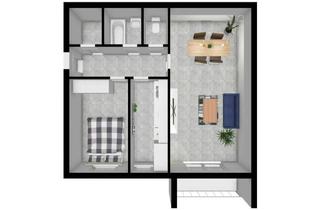 Wohnung kaufen in Schloßberg, 8053 Graz, Starterwohnung mit Schloßbergblick mitten in Wetzelsdorf