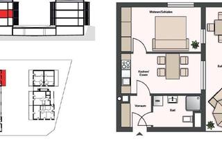 Anlageobjekt in Primelweg 1/2. 7, 8054 Graz, Befristet vermietete - Anlegerwohnung mit Balkon und Küche in Straßgang! Provisionsfrei!