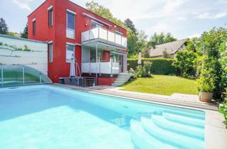 Haus kaufen in 8010 Graz, Graz - Waltendorf: Exklusives Architektenhaus in erhöhter Stadtrandlage mit Salzwasserpool und Ausblick