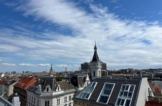 Maisonette mieten in Gentzgasse 50, 1180 Wien, Traumhafte DG - Maisonette Nähe Kutschkermarkt | helle 4 Zimmer | 2 Terrassen über den Dächern Wiens