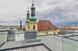 Maisonette mieten in Porzellangasse, 1090 Wien, Exklusive Erstebezug Dachterrassen-Maisonette - Wohnen über den Dächern der Servitengasse