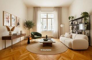 Wohnung kaufen in Neulinggasse, 1030 Wien, KOMPLETT HOFSEITIG: 2-Zimmerwohnung im wunderschön sanierten Altbau mit neuer Küche (Balkonanbau ca. 7m2 möglich!)