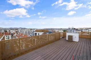 Wohnung kaufen in Klenaugasse, 1220 Wien, Traum-Aussicht Nähe U1 - 40m² Freifläche - Ruhelage - DG im ERSTBEZUG - Nähe Kagraner Platz und Wagramer Straße