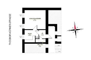 Wohnung mieten in Theodor-Körner-Straße, 8010 Graz, GEIDORF: Sonniger 1 ZIMMER-Altbau + extra Küche möbliert + Bad mit Dusche und WC + nähe HTL-Ortwein!