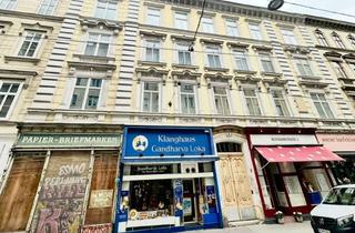 Wohnung kaufen in Mariahilfer Straße, 1070 Wien, Sanierungsbedürftige Altbauwohnung im 2ten Stockwerk, direkt bei Neubaugasse unweit der Mariahilferstraße