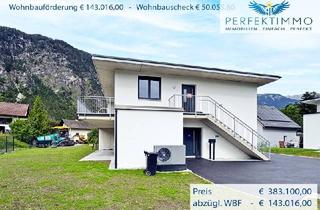 Wohnung kaufen in 6465 Nassereith, Sofort bezugsfertiger Neubau: Wohnbaugeförderte, fantastische Gartenwohnung