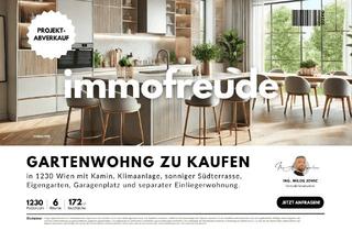 Wohnung kaufen in Breitenfurter Straße 424, 1230 Wien, Rollstuhlgerechte 6 Zi-Neubau- Gartenwohnung im 1OG mit Klimaanlage, Kamin,Süd-Terrasse,2 Bäder, 2 WCs und Garagenstellplatz zu kaufen!