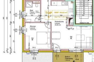 Wohnung mieten in Deutsch-Jahrndorferstraße, 2424 Zurndorf, NEUBAU ERSTBEZUG 62m² Wohnfläche, 2 Zimmer mit Balkon in Zurndorf Nähe Neusiedl & Bratislava & Nickelsdorf