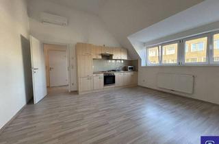 Wohnung mieten in Erdbergstraße, 1030 Wien, Provisionsfrei: Klimatisierte 46m² Dachwohnung mit Einbauküche und Lift - 1030 Wien