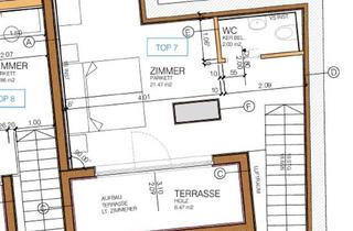 Maisonette kaufen in Fußgängerzone, Altstadt, 3500 Krems an der Donau, FÜR ANLEGER: 2-Zimmer-Dachgeschoßmaisonette in ruhiger Top Lage mit West-Balkon und Lift - zentrumsnah DG Top 7