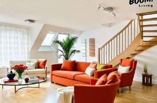 Maisonette kaufen in Rudolfinergasse, 1190 Wien, Exklusive Dachgeschoss-Maisonette mit großer Freifläche – 5,5 Zimmer, 3 Terrassen & Rooftop mit 360° Wien-Panoramablick // Nähe Weinberge – Garagenplatz