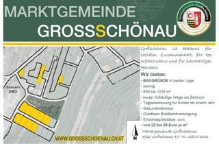 Grundstück zu kaufen in Sonnenplatz, 3922 Großschönau, Baugründe am Sonnenplatz