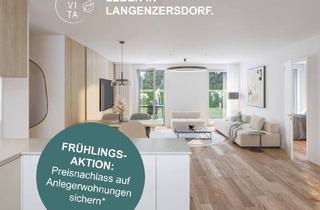 Wohnung kaufen in Wiener Straße 52, 2103 Langenzersdorf, LAVITA Frühlingsaktion - Ideale Neubauwohnung als Vorsorgewohnung mit Terrasse und Garten in Südausrichtung