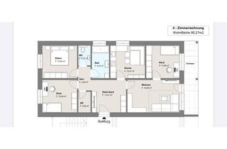 Wohnung kaufen in Vorderlandstraße 31, 6830 Rankweil, Moderne 4-Zimmer Wohnung mit Balkon und Tiefgarage