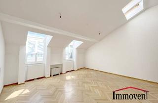 Wohnung mieten in Gonzagagasse, 1010 Wien, Im Herzen des 1. Wiener Gemeindebezirks - 3-Zimmer-Dachgeschosswohnung mit Klimaanlage und Balkon!