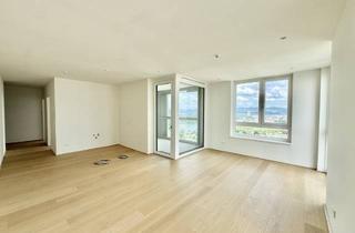 Penthouse kaufen in Dr. Adolf-Schärf-Platz, 1220 Wien, Stadtleben mit Weitblick und Pool: 3 Zimmer Hochhauswohnung zum Verlieben. Provisionsfrei und Erstbezug - U1 Kagran