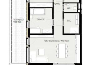 Penthouse kaufen in 6200 Jenbach, Provisionsfrei: 3-Zimmerwohnung (Top W01) - Jenbach SONNJOCH