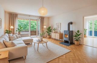 Wohnung kaufen in 2500 Baden, 4 Zimmer mit Kaminofen, Loggia, Balkon: Naturgenuss mit City-Anschluss