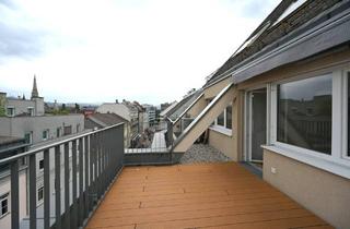 Wohnung mieten in Rainerstraße, 4020 Linz, Exklusive Innenstadtwohnung mit Dachterrasse & Klimaanlage – Blick über die Dächer von Linz