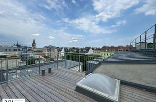 Wohnung kaufen in Halbgasse 20, 1070 Wien, Traumblick! Urbanes Wohnen– 1,5-Zimmer-Juwel im 7. Bezirk mit riesiger Dachterrasse