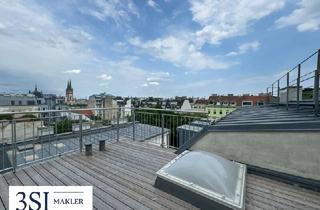 Wohnung kaufen in Halbgasse, 1070 Wien, Traumblick! Urbanes Wohnen– 1,5-Zimmer-Juwel im 7. Bezirk mit riesiger Dachterrasse