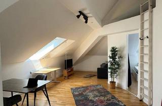 Loft mieten in 1090 Wien, Dachgeschosswohnung mit großem Balkon zur Untermiete (Juli/August)