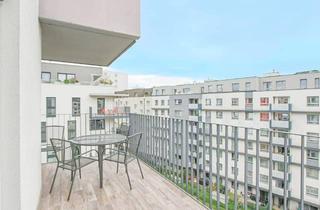 Wohnung mieten in Hlawkagasse, 1100 Wien, voll möblierte 3-Zimmer-Wohnung mit Balkon im Sonnwendviertel